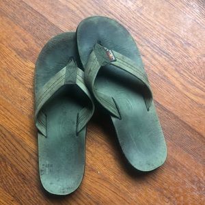 Green Rainbow Flipflops